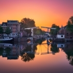 View on Walter Süskind bridge in Amsterdam, 2018 5928 x 3952 p