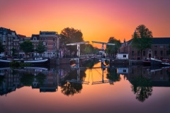View on Walter Süskind bridge in Amsterdam, 2018 5928 x 3952 p