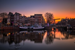 View on Walter Süskind bridge in Amsterdam, 2019 6000 x 4000 p