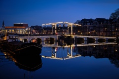 View on Skinny Bridge in Amsterdam, 2019 5764 x 3842 pixels