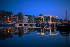 View on Skinny Bridge in Amsterdam, 2019 5792 x 3861 pixels