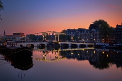 View on Skinny Bridge in Amsterdam, 2019 6473 x 4317 pixels