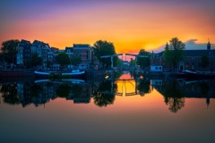 View on Walter Süskind bridge in Amsterdam, 2019 7952 x 5304 p