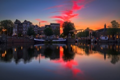 View on Walter Süskind bridge in Amsterdam, 2019 7952 x 5304 p