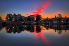 View on Walter Süskind bridge in Amsterdam, 2019 7952 x 5304 p