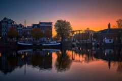 View on Walter Süskind bridge in Amsterdam, 2019 7652 x 5104 p