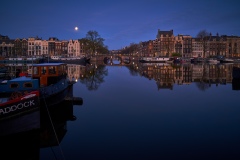 View on Amstel River in Amsterdam, 2020 7458 x 4974 pixels