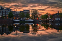 View on Walter Süskind bridge in Amsterdam, 2020 7952 x 5304 p
