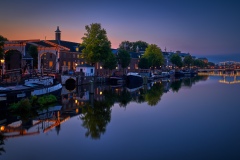 Photo of Walter Süskind Bridge and Amstel River in Amsterdam, 2