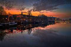 Photo of Walter Süskind Bridge and Amstel River in Amsterdam, 2