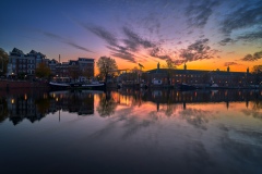 Photo of Walter Süskind Bridge and Amstel River in Amsterdam, 2