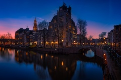 View on Astoria building in Amsterdam, 20237952 x 5304 pixels