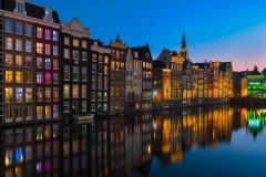 View on Nieuwe Brug, Prins Hendrikkade, Centrum, Amsterdam, Nort