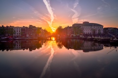 View on Jan Vinckbrug & Carré Theatre in Amsterdam, 2018 5900