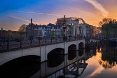 View on Skinny Bridge in Amsterdam, 2018 5928 x 3952 pixels