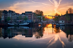 View on Walter Süskind bridge in Amsterdam, 2018 5881 x 3921 p
