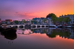 View on Amstel River in Amsterdam, 2018 5949 x 3966 pixels