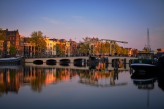 View on Skinny Bridge in Amsterdam, 2019 5762 x 3841 pixels
