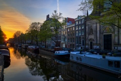Sunrise over Prinsengracht in Amsterdam, 2020 
7751 x 5170 pixel