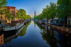 View on Westertoren, Prinsengracht in Amsterdam, 2020 
7665 x 51