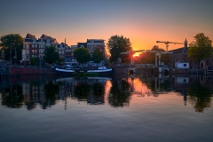 Photo of Walter Süskind Bridge and Amstel River in Amsterdam, 2