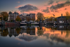 Photo of Walter Süskind Bridge and Amstel River in Amsterdam, 2