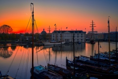 Photo of Oosterdok and Scheepvaartmuseum in Amsterdam, 2020 
785