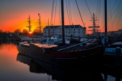 Photo of Oosterdok and Scheepvaartmuseum in Amsterdam, 2020 
795