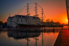 Photo of Oosterdok and Scheepvaartmuseum in Amsterdam, 2020 
795