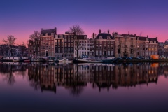 Panorama of Amstel River in Amsterdam, 2001 20856 x 6222 pixels