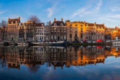 Panorama of Amstel River in Amsterdam, 2019 29605 x 7091 pixels