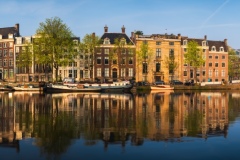 Panorama of Amstel River in Amsterdam, 201929736 x 5760 pixels