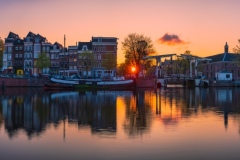 Panorama of Amstel River in Amsterdam, 201929436 x 5979 pixels