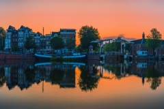 Panorama of Amstel River in Amsterdam, 2019 26008 x 5516 pixels