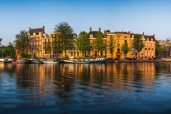 Panorama of Amstel River in Amsterdam, 2019 20565 x 5223 pixels