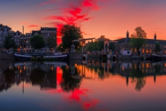 Panorama of Amstel River in Amsterdam, 201922665 x 5384 pixels