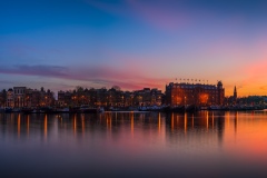 Panorama of Oosterdokskade in Amsterdam, 2020 24366 x 5302 pixe