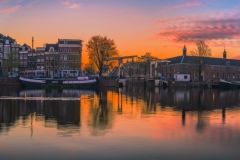Panorama of Amstel River in Amsterdam, 2020 25193 x 5322 pixels