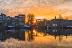 Panorama of Amstel River in Amsterdam, 2020 25507 x 5477 pixels