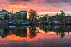 Panorama of Amstel River in Amsterdam, 202022343 x 5330 pixels