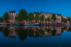 Panorama of Amstel River in Amsterdam, 2020 20008 x 5313 pixels