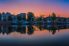 Panorama of Amstel River in Amsterdam, 2020 19869 x 5360 pixels
