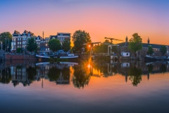 Panorama of Amstel River in Amsterdam, 2020 19695 x 5698 pixels
