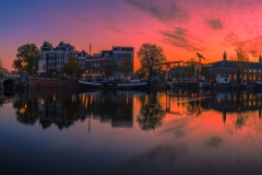 Panorama of Amstel River in Amsterdam, 2020 20265 x 5276 pixels