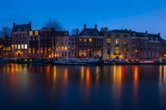 View on Amstel (west side) in Amsterdam, 2021 24943 x 5408 pixel