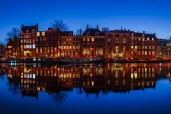 View on Amstel (west side) in Amsterdam, 2021 21165 x 5264 pixel