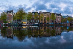 View on Amstel (west side) in Amsterdam, 2021 20541 x 5337 pixel