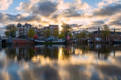 View on Amstel (east side) in Amsterdam, 202119779 x 5480 pixel