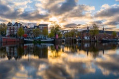 View on Amstel (east side) in Amsterdam, 2021 18615 x 5527 pixel