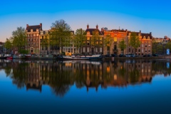 View on Amstel (east side) in Amsterdam, 2021 20258 x 5389 pixel